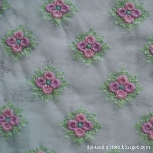 Multi embroidered fabric, 51-inch width